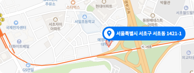서초2센터 위치 : 서울특별시 서초구 서초동 1421-1