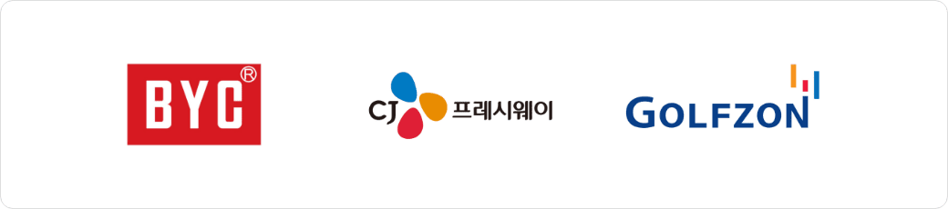 BYC, CJ프레시웨이, 골프존