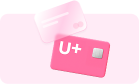 U+ 제휴카드 발급 시 최대 월 25,000원 할인 혜택을 안내하는 이미지